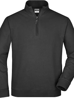 JN 352 Mikina s 1/4 zipem model 22485969 black - Daiber