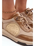 Kůže Sportovní Boty Na Platformě model 21636052 - Maciejka