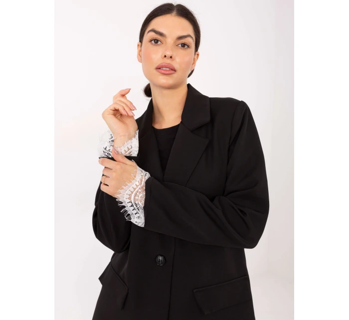 Marynarka IT MA model 21795573 czarny - FPrice Marynarka IT MA model 21795573 czarny - FPrice