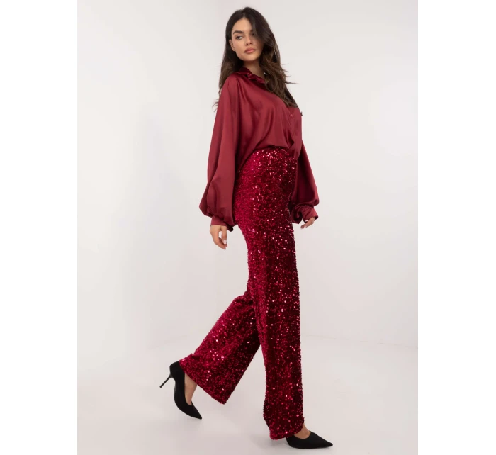 MI nohavice SP 4323C.28 bordová MI nohavice SP 4323C.28 bordová