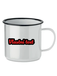 Personalizovaný retro plecháček s obrysem 