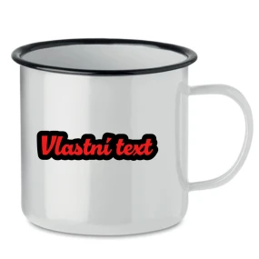 Personalizovaný retro plecháček s obrysem 