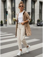 Dámská přechodná bunda parka béžová Dstreet model 21975190 - FashionStreet