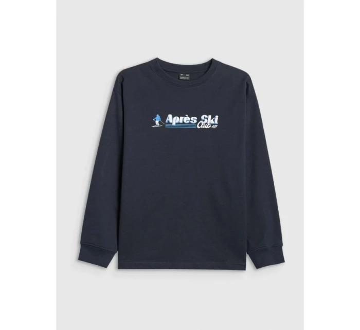 Chlapecké tričko s potiskem a dlouhým rukávem model 21877623 - 4F