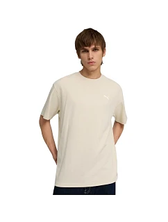 Pánské tričko ESS Elevated Relaxed Tee, béžové, model 22273519 87 - Puma