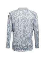 Detské brankárske tričko adidas Condivo 22 s dlhým rukávom šedé HB1646