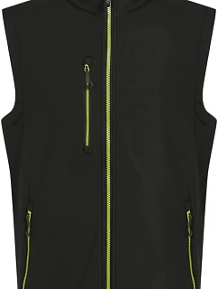 TRA 2vrstvá softshellová vesta "Navigate" 36.A black/lime green model 22417753 - Regatta