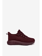 Lehké dámské sportovní nazouváky z Big Star Bordó model 22185515 - Big Star Shoes