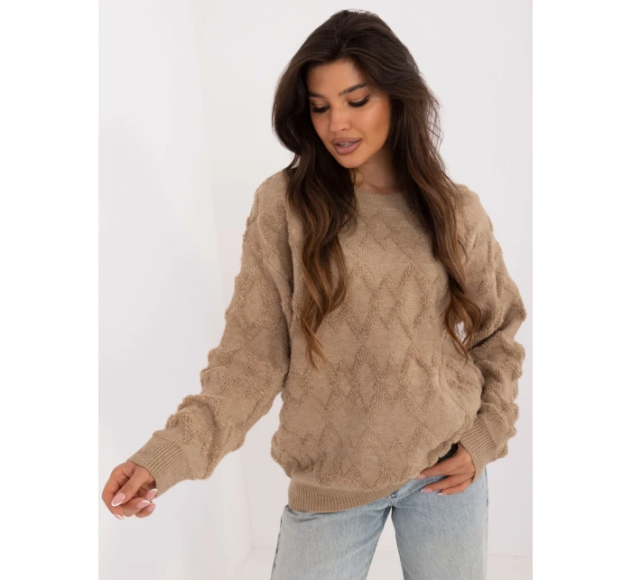 Jumper AT SW 2361.61 tmavo lila Jumper AT SW 2361.61 tmavo lila