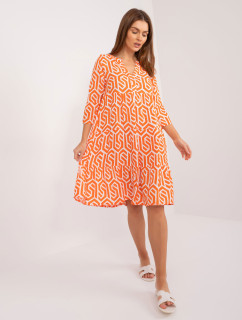 Sukienka D73771M30214K pomarańczowy