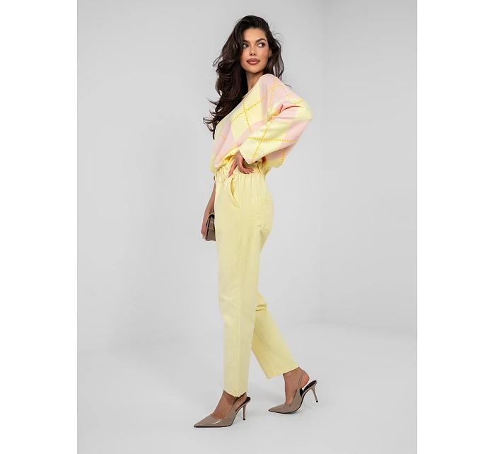 Nohavice MI SP 2689.47 svetložltá Nohavice MI SP 2689.47 svetložltá