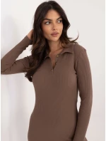 Šaty RV SK 9956.45 hnedé