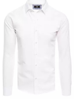 Pánska elegantná biela košeľa Dstreet DX2480