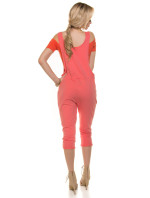 Trendy basic summer overall with lacing