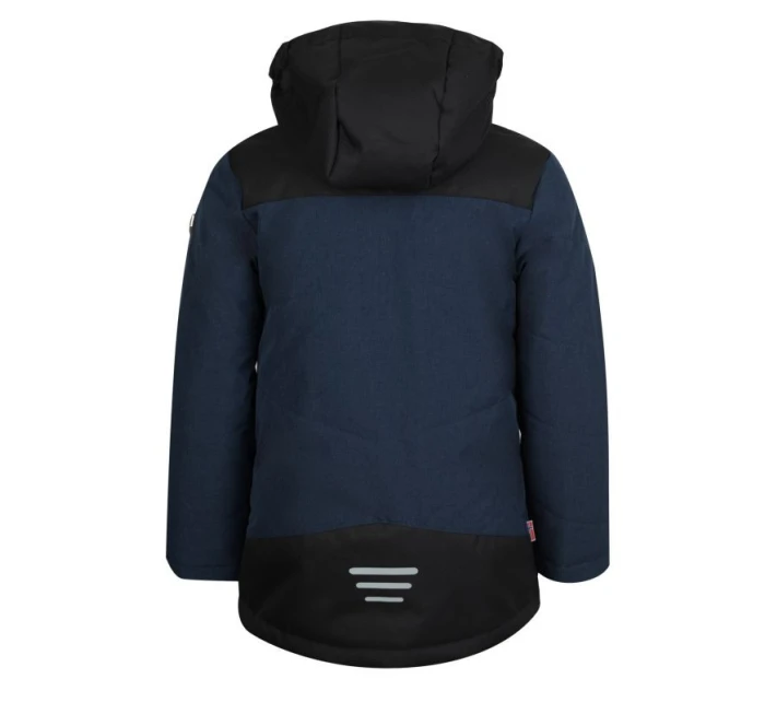 Trollkids Detská zateplená bunda Norefjell pre dievčatá/chlapcov nepremokavá tmavomodrá (132-100)