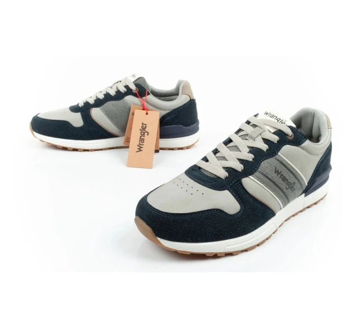 buty sportowe męskie sneakersy model 22002167 modne wygodne lekkie - Wrangler