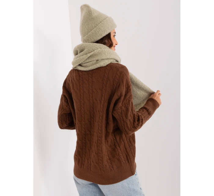 Šatka D90012Y72028D pistáciová