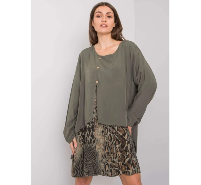 Šaty DHJ SK 21451.50 khaki