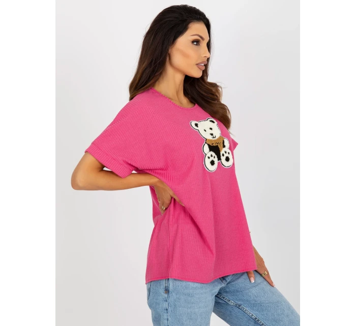 Dámska blúzka LK BZ 509251.26X fuchsiová - FPrice Dámska blúzka LK BZ 509251.26X fuchsiová - FPrice