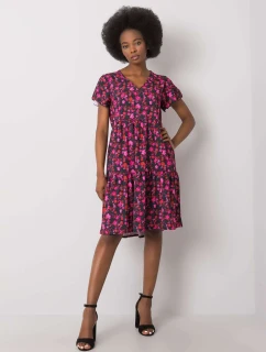 Šaty WN SK  černá a růžová model 15347301 - FPrice