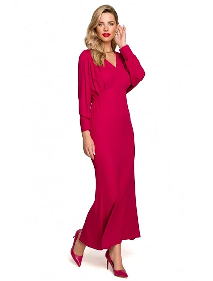 Šaty mořské  švestka model 18004507 - Makover