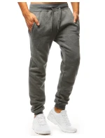 Pánské tmavě šedé tepláky model 21962715 - Dstreet