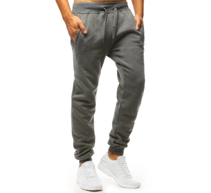 Pánské tmavě šedé tepláky model 21962715 - Dstreet