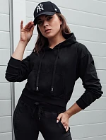 TRENDHOOD dámska mikina s kapucňou čierna FashionStreet BY1307