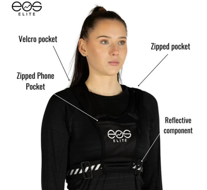 Bežecká vesta Eos Elite UltraLight EOSBLACK