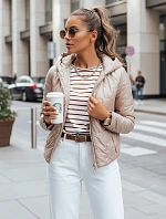 Dámska prešívaná prechodná bunda LILYWOOL camel FashionStreet TY3715