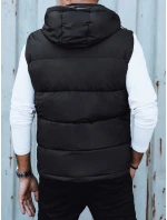 Pánská prošívaná vesta s kapucí černá Dstreet model 21979585 - FashionStreet
