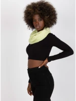 Dámsky tunelový šál AT CH BF48181 svetlo žltá Dámsky tunelový šál AT CH BF48181 svetlo žltá