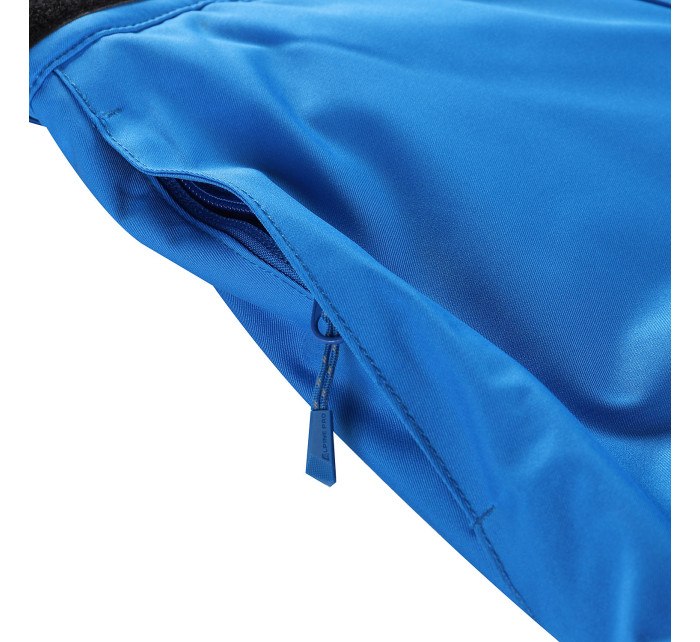 Detské lyžiarske nohavice s membránou ptx ALPINE PRO OSAGO electric blue lemonade