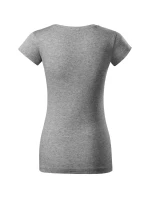 Dámske tričko s výstrihom do V Fit tmavo šedá melír Dámske tričko s výstrihom do V Fit tmavo šedá melír