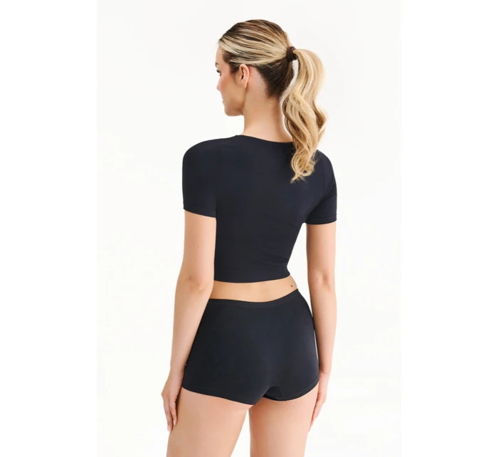 Bezšvové tričko Crop