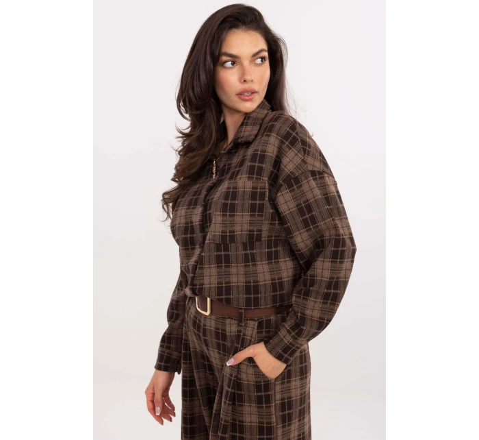 Košeľa s dlhým rukávom model 220040 Taliansko Moda