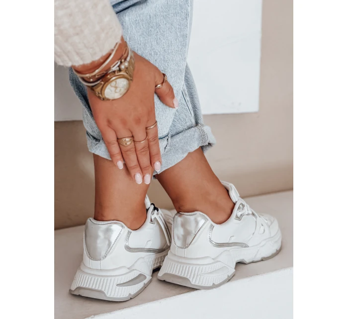 FashionStreet dámske biele tenisky ZY1017