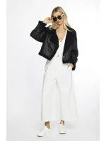 Čierny krátky dámsky kožuch Ann Gissy (AG9-9006)