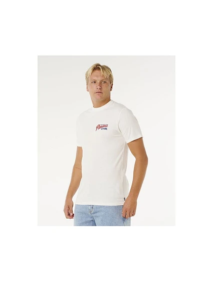 Koszulka męska Tee biała model 22245289 - Rip Curl Koszulka męska Tee biała model 22245289 - Rip Curl