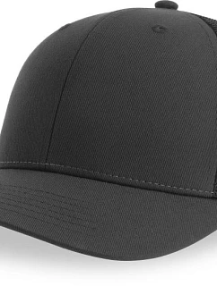 6 panelová Trucker kšiltovka dark grey/black model 22478893 - Atlantis Headwear