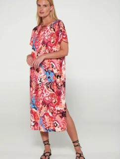 Šaty s krátkými rukávy model 19697804 - Vamp