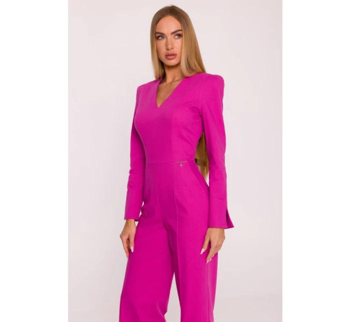 M883 Džínsový overal - ružový