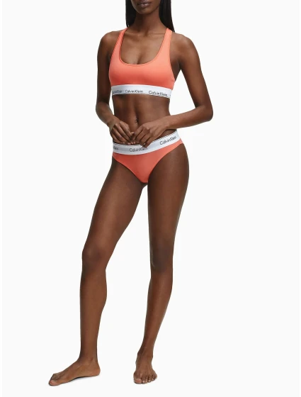 Podprsenka športová F3785E-GPT oranžová - Calvin Klein