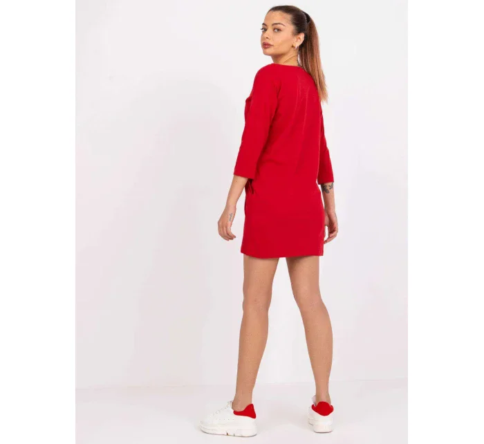 Dámska tunika TW TU 1021.22X Červená - FPrice Dámska tunika TW TU 1021.22X Červená - FPrice