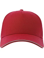5 panelová baseballová kšiltovka red model 22411164 - Atlantis Headwear 5 panelová baseballová kšiltovka red model 22411164 - Atlantis Headwear