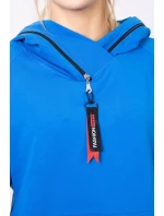 model 18745490 tunika s kapucí Oversize na zip - K-Fashion