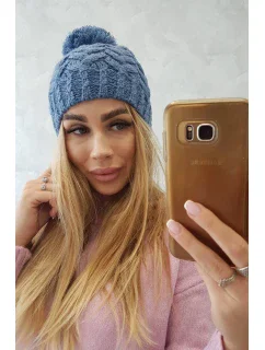 Fleecová čiapka Waleria K307 denim