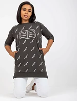 Blúzka RV BZ 7036.02P tmavá khaki