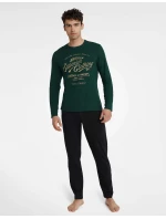 Pyžamo Imress 40952-79X Tmavo zelená a čierna - Henderson Pyžamo Imress 40952-79X Tmavo zelená a čierna - Henderson
