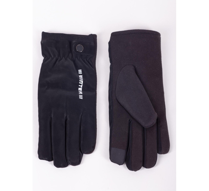 Yoclub Pánske rukavice RES-0164F-345C Black